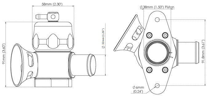Válvula Blow Off Doble Canal Mazda Subaru Fmic.EU - Imagen 7