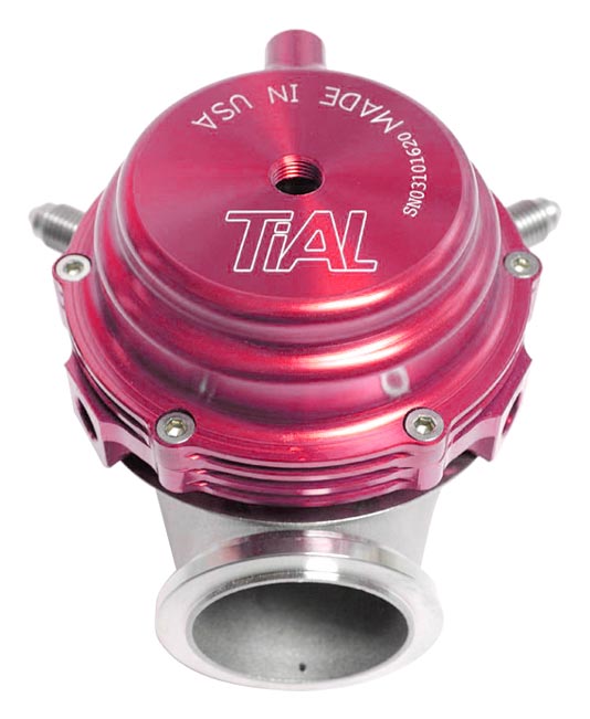 Válvula de Descarga Externa Tial MVR 44mm Roja, Todos los Muelles