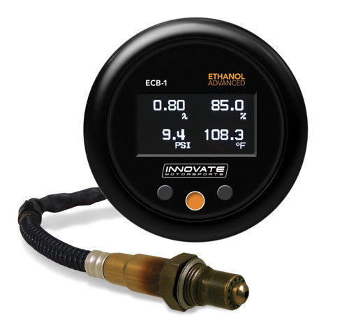 Innovate 3906: Medidor 4 en 1 Presión, AFR, Temp. Combustible y Etanol + Sensor O2