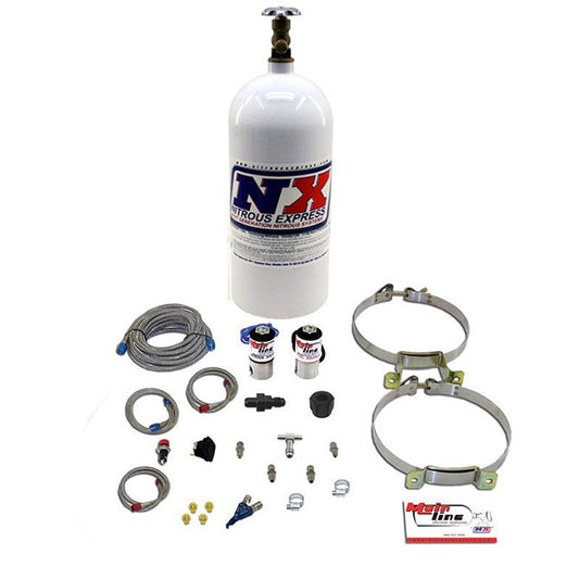 Sistema Nitroso Monoinyector Mainline EFI + Botella 10Lb Nitrous Express NX-ML2000