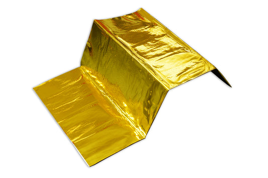 Manta Térmica Dorada Mate 20" x 20" (51cm x 51cm)