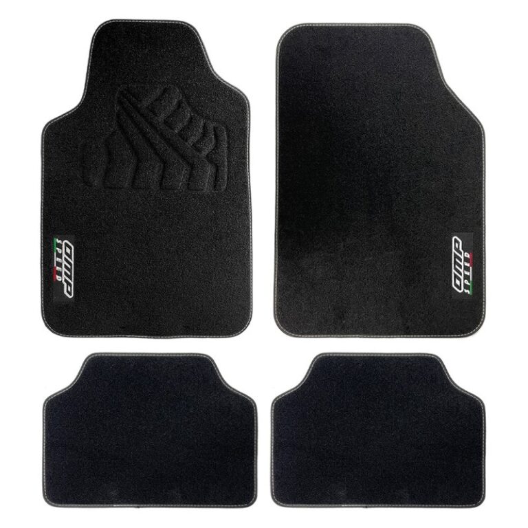 Cubre asientos MOMO set 11 piezas negro/gris