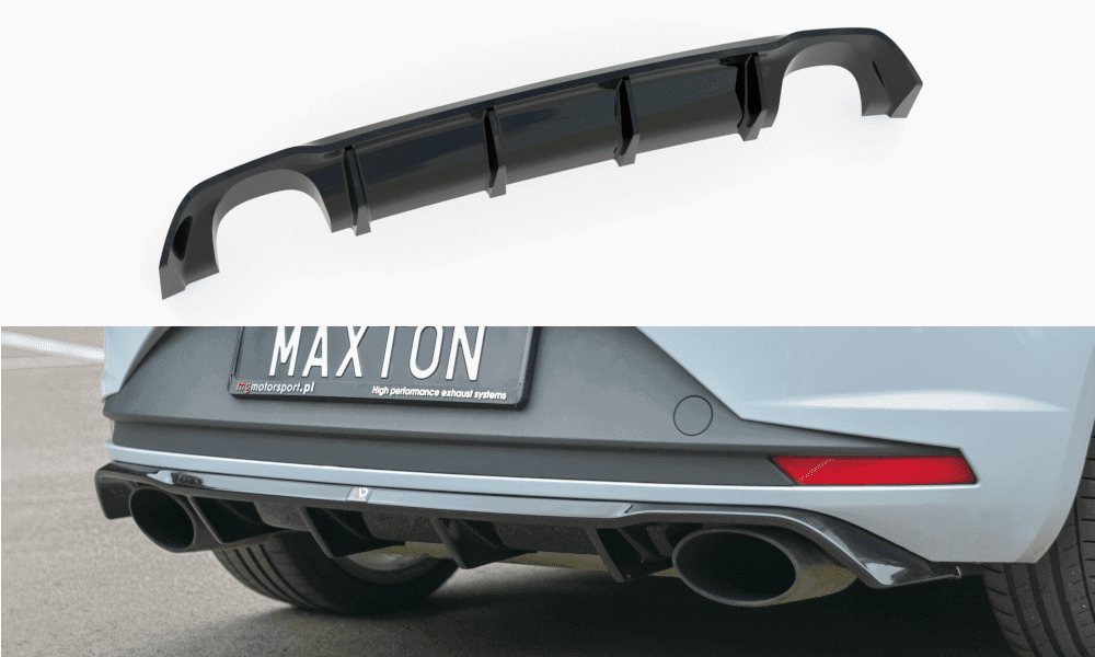 Difusor trasero para Seat Leon Mk3 FacElift 5 puertas (2017-2020)