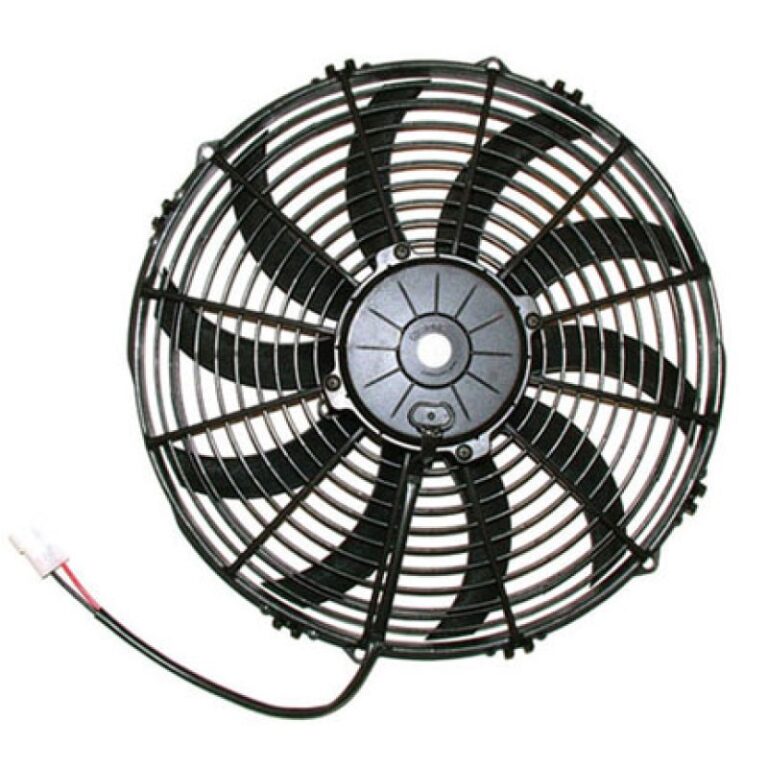 Ventilateur rond SPAL pour radiateur de refroidissement 12V - Ø 150mm /  Débit 610m3/h (aspirant)
