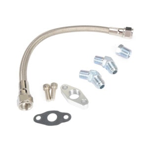 GARRETT T2 T25 T28 GT15 SILVIA SR20DET TURBO OIL DRAIN LINE HOSE KIT ...